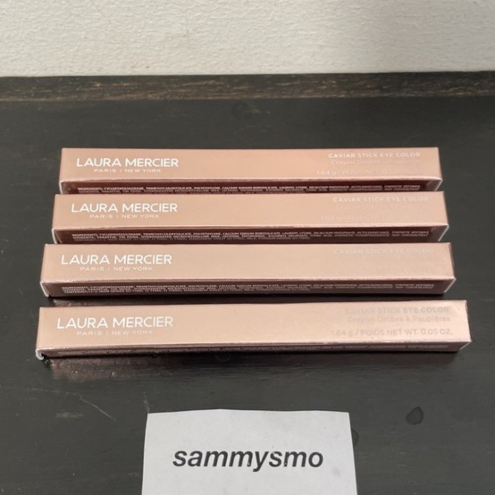 Laura Mercier RoseGlow Caviar Stick Eye Color in STRICK A ROSE x4